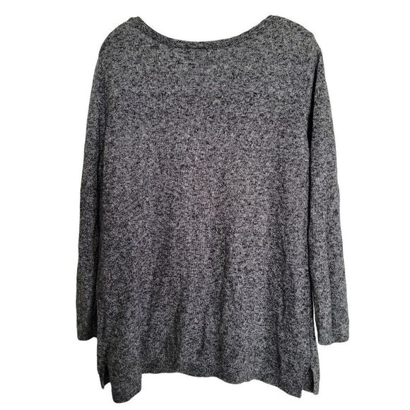 Gray Marled Knit Sweater - Picture 5 of 5